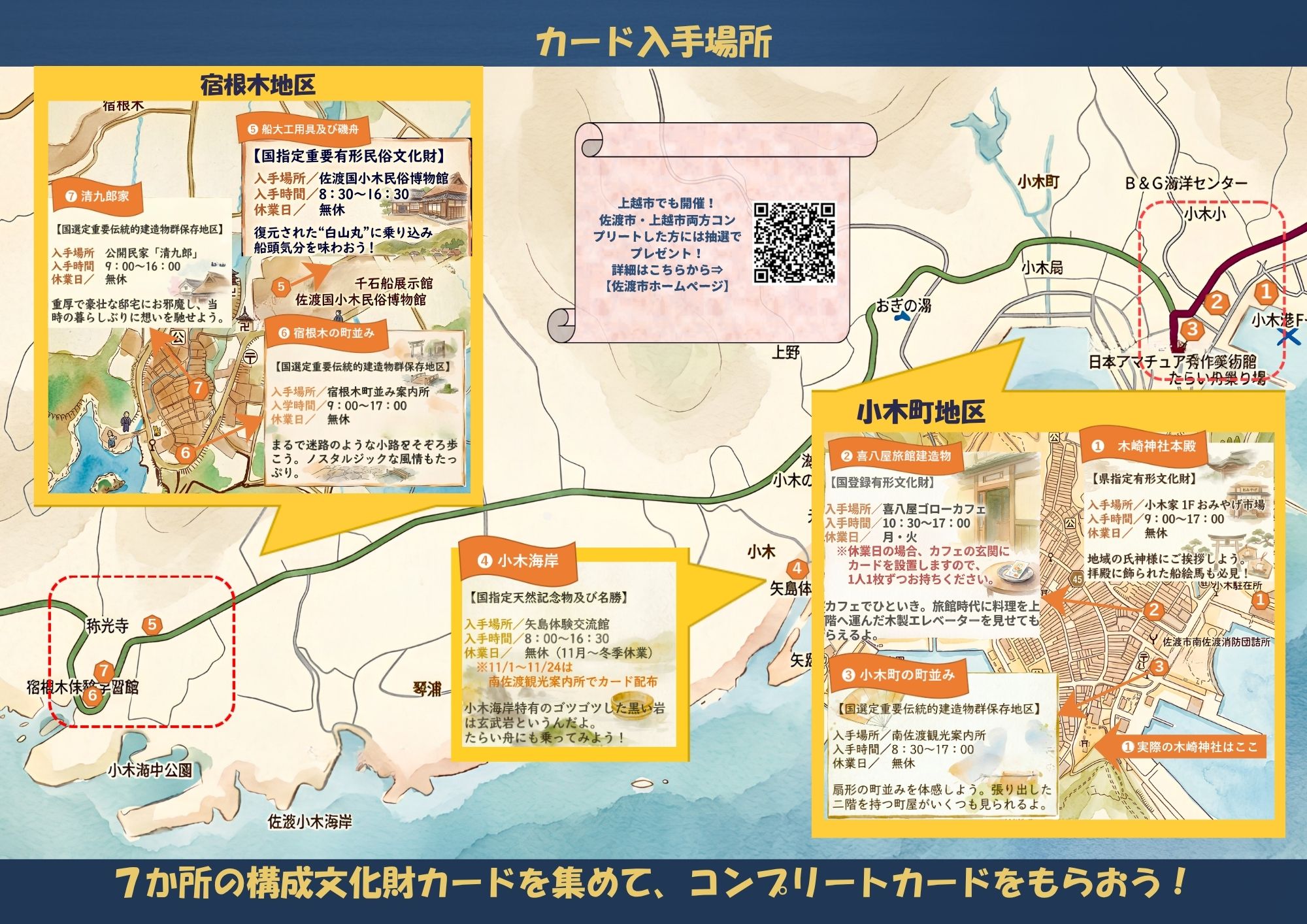 日本遺産カード佐渡コンプリートカード入りセット 日本遺産北前船カードラリーを実施します | さど観光ナビ